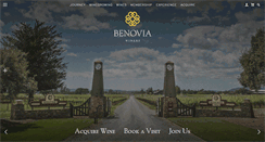 Desktop Screenshot of benoviawinery.com